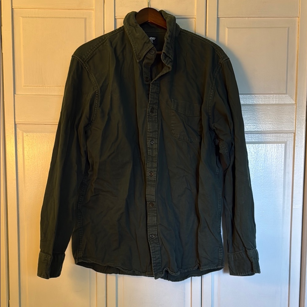 Men's Green Button-Up Jacket